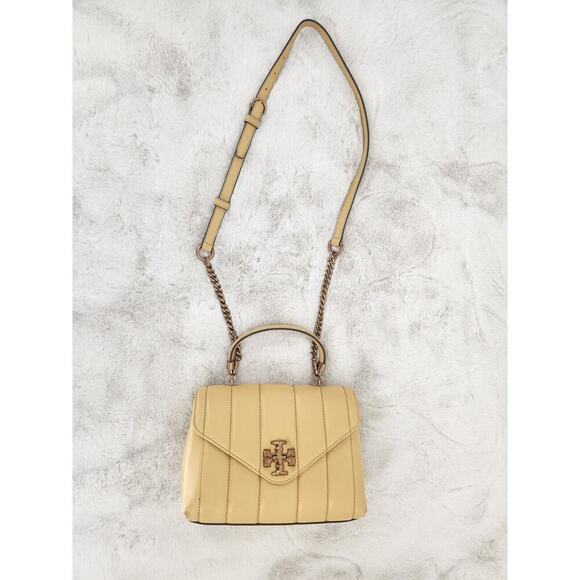 Tory Burch Handbags - Authentic Tory Burch Kira Small Top-Handle Satchel Beeswax